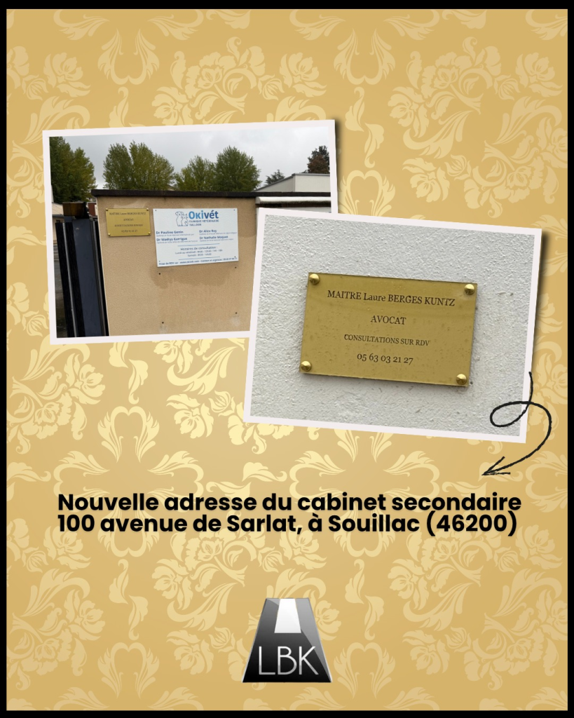 Nouvelle adresse pour le cabinet secondaire image